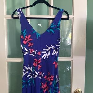 'St. Tropez West' Tropical Print Maxi Dress